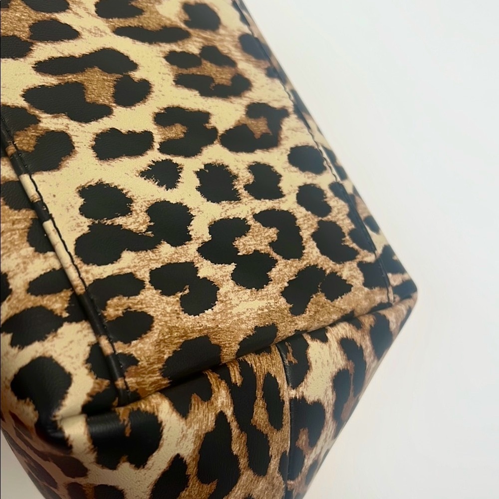 Ganni Bou Brown Leopard Print Bag - Picture 4 of 11